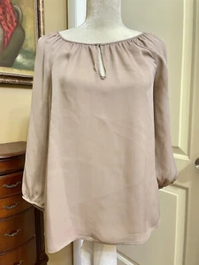 Joie 100% Silk 3/4 Sleeve Career Blouse Size S Small - Picture 1 of 6