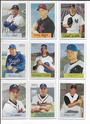 2002 Bowman Heritage PICK-A-CARD Thome Maddux Beltran McGriff Beltre Griffey SPs - Image 1 of 4