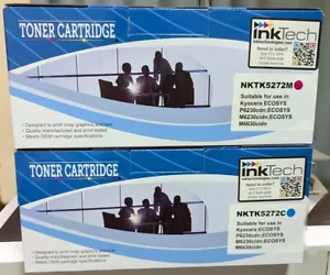 Toner for Kyocera ECOSYS P6230cdn, Cyan & Magenta TK-5270C/M, FREE SHIPPING - Picture 1 of 3