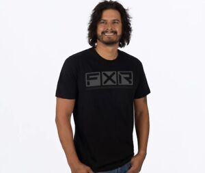 New FXR Podium Premium T-shirt - Black - Size XLarge - 231322-1010-19