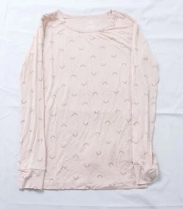 Carter's Girl's Rainbow Printed Long Sleeve Pajama Top EJ3 Pink Size 10 NWT - Picture 1 of 3