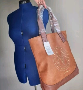 MKF Collection By Mia K. Wadena Tote Bag Brown M-Embellished - Picture 1 of 12