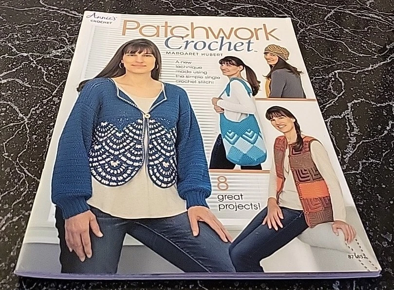 EE1 ANNIE'S ATTIC 2022, PATCHWORK CROCHET PATTERN LEAFLET - Image 1 of 2