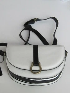 Vintage Genesis by Sabina genuine leather crossbody saddle bag, series 7000 - Picture 1 of 9