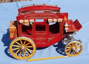 Vintage Chocolate Collectable Ghirardelli & Sons Western Stage Coach Wagon - Picture 1 of 12