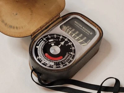 Vintage Weston Master III Universal Exposure Meter In Gray Case - Image 1 of 4