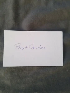 Boyd Dowler Green Bay Packers Signed 3x5 Index Card Signature Auto Cut NFL  - Picture 1 of 5