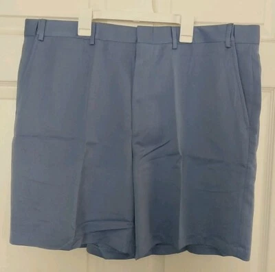 New Haband Adjust-A-Band Comfort System Men's Stretchy Waist Shorts Size 40 Blue - Image 1 of 3
