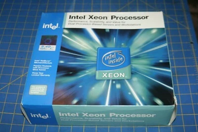 Intel Xeon 2.4GHz 533Mhz Processor BX80532KE2400ESL7DF - Brand New Sealed Box - Image 1 of 4