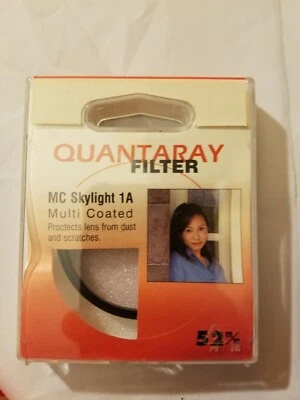 New Quantaray Skylight 1A Multi-Coated (241665074) 52 mm Filter - Image 1 of 2