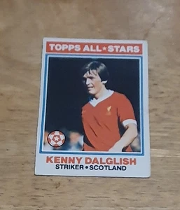 Rare Topps Footballers All Stars Kenny Dalglish Liverpool Scotland Rookie RC - Picture 1 of 4