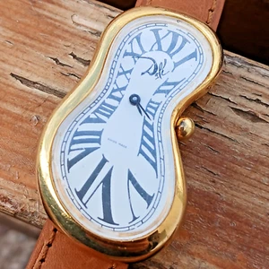 Softwatch By Exaequo Salvador Dali Swiss Quartz Crash Melting Rare Watch - Picture 1 of 11