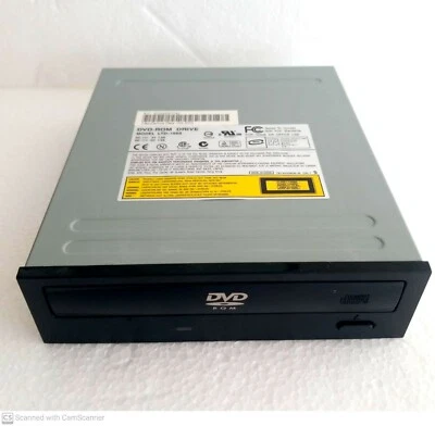 DVD-ROM DRIVE Model LTD-166S Compact Disc Drive Black - Image 1 of 4