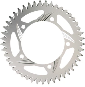 Rear Aluminum Sprocket Silver 43T 530 Vortex 438-43 For 84-14 Kawa Suz Yam - Picture 1 of 1