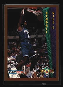 1992-93 Fleer #297 Kendall Gill SD (NM) (BSK) - Foto 1 di 2