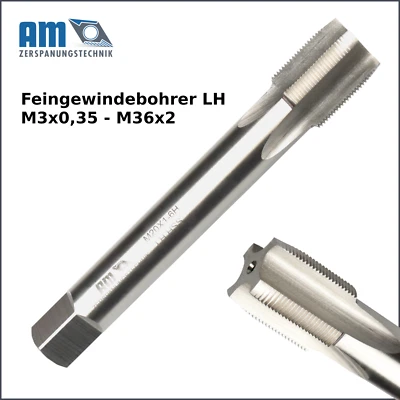 Linksgewindebohrer Feingewinde Maschinengewindebohrer Durchgang LH - Bild 1 von 4