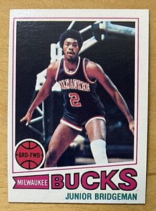 Junior Bridgeman 1977-78 Topps Basketball #114 Milwaukee Bucks NM