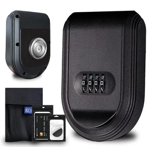 Magnetic Key Holder Under Car,Magnetic Key Box with Combination Lock, Hide Sp - Picture 1 of 5