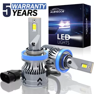 H11 LED Headlight Kit Low Beam Bulb Super Bright 6500K Xenon White 40000LM - Picture 1 of 14