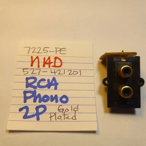 📈 NAD ⚡️ 527-421201 RCA TERMINAL PHONO 2P ⚡️ 7225 PE STEREO RECEIVER - Picture 1 of 4