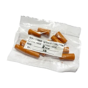 10 x Tapones de goma para laboratorio de 8 mm - Sólidos - LABORATORIO DE LABORATORIO - Imagen 1 de 1