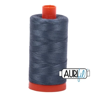 Medium Grey 1158  | 50wt Large Spool 1300M / 1422Y  | Aurifil - Image 1 of 4