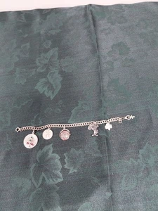 Sterling Silber Bettelarmband 5 Charms Mickey Mouse Pfadfinderinnen 20 Gramm - Bild 1 von 5