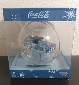 NEW 2025 M2 Machines Christmas Ornament Coca-Cola 1973 Chevrolet K5 Blazer VHTF - Picture 1 of 4