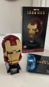 Lego 76165 Marvel Iron Man Helm 100% Komplett - Wie Neu - Bild 1 von 4