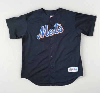 VTG Mike Piazza New York Mets Diamond Collection MLB Jersey Size L Made In USA - Image 1 of 4