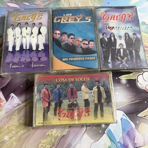 Los Grey's Cassette Lot Fonovisa Cumbias Grupero Rare New - Picture 1 of 8