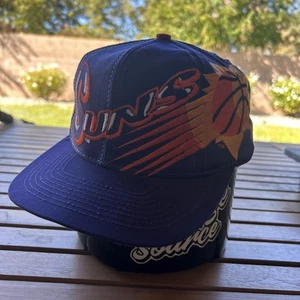 Vintage 90s The Game Phoenix Suns Graffiti SnapBack Hat Cap Rare NBA - Picture 1 of 16