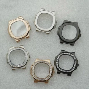 Replacement Diamond-encrusted Watch Case Watch Strap For NH35 NH36 Movement - Picture 1 of 24