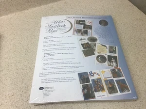 NEW Creative Memories 8 1/2 x 11 White Scrapbook Pages Refill 15 Sheets 30 pg - Picture 1 of 3