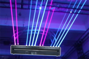 8 Eyes RGB DJ Lighting Laser Bar Moving Head Red Laser Beam Disco Lighting Party - Picture 1 of 7