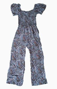 ROMPER GIRLS Size 7/8 Art Class Target Paisley Long Pants Short Sleeve Colorful - Picture 1 of 4