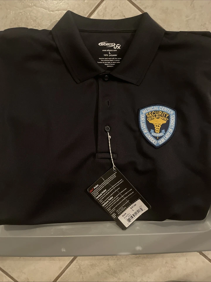 Elbeco Men's UFX Short Sleeve Tactical Polo Large Midnight Navy K5134