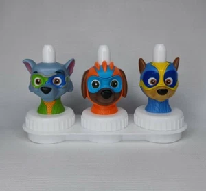 Good 2 Grow Paw Patrol Super Pups Spouts Lot Of 3 Bottle Toppers - Picture 1 of 9