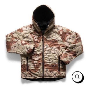 Qilo Tactical WRMFZY Choco Chocolate Chip Fleece Poncho Desert Camo Jacket S - Picture 1 of 4