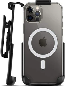 Belt Clip for Apple Clear Case w MagSafe - iPhone 12 Pro Max (Case Not Included) - Picture 1 of 6