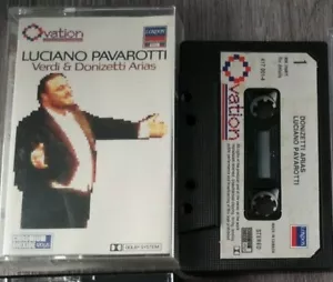 cassette Luciano Pavarotti - Verdi & Donizetti Arias - classical tenor music  - Picture 1 of 2