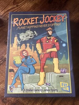 Rocket Jockey Mayfair Games Board Game NEW SEALED James Spurny Space Fun Fair - Image 1 of 3