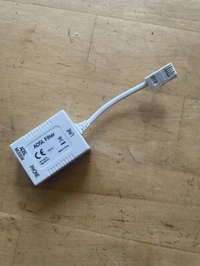  ADSL Filter BT Phone SKY Internet Broadband Modem Filter Leaded  - Picture 1 of 3