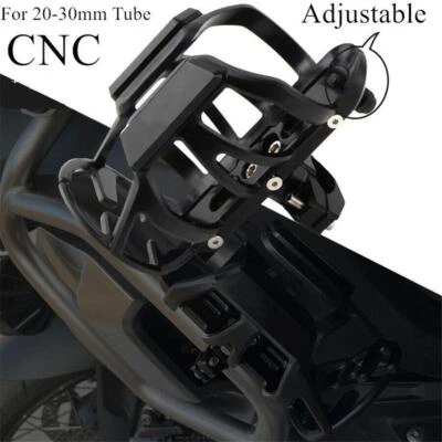 For 20mm-30mm CNC Motorcycle Cup Holder Drink Water Bottle Stand Crash Bar Mount - Image 1 of 4