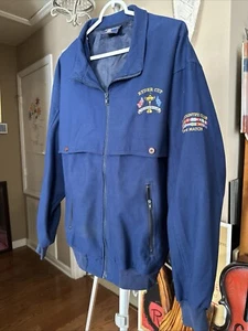 Vtg’99 Starbus Ryder Cup Jacket Golf Country Club 33rd Match Brookline Large USA - Picture 1 of 23