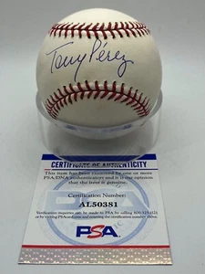 Tony Perez Cincinnati Reds Signed Autograph Official MLB Baseball PSA DNA *81 - Picture 1 of 3