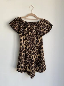 New Look Animal Print Playsuit Size 6 - Picture 1 of 3