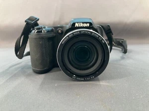 Nikon Coolpix L330 Digital Camera 20.2MP 26x Optical Zoom Lens Black Untested - Picture 1 of 7