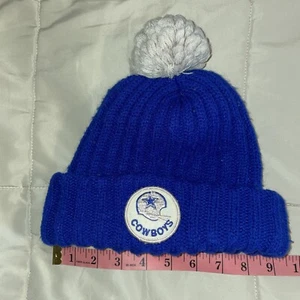 Vintage 1970's WigWam Dallas Cowboys Winter Pom Cap Hat MADE IN THE USA RARE - Imagen 1 de 6