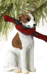 Whippet Miniature Dog Ornament Brindle & White by Conversation Concepts Dogs - Picture 1 of 3